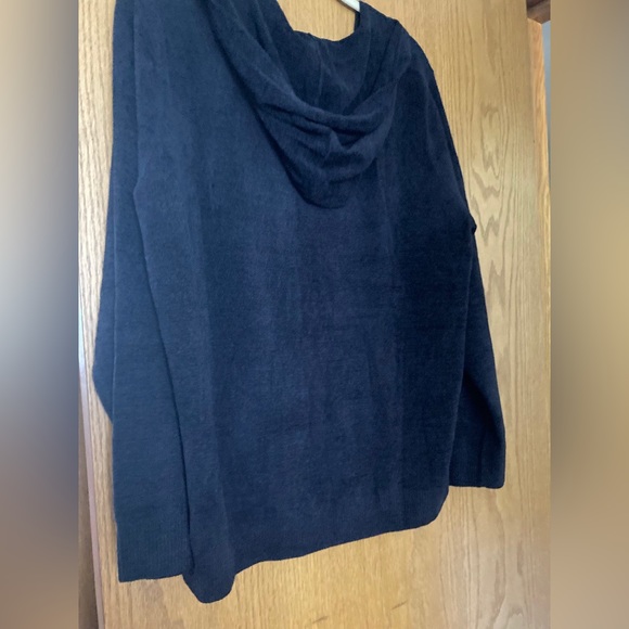 Barefoot Dreams Black Two Piece Set Hoodie 1X Small Jogger Pants Ultra Lite - Picture 10 of 14